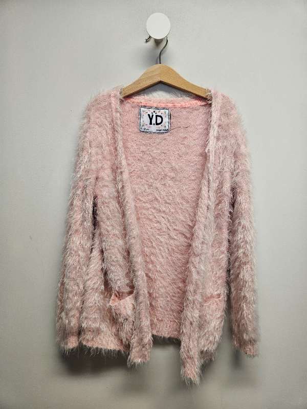 Bleik fluffy peysa YD