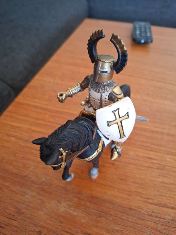 Riddari og hestur