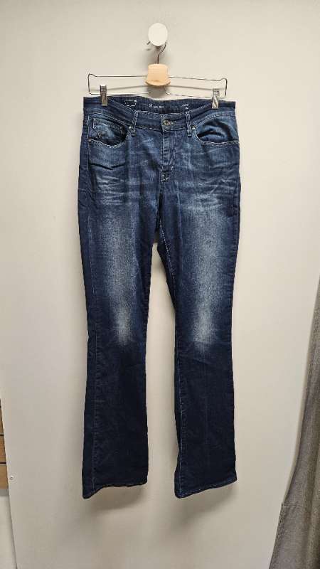Levis bootcut bláar