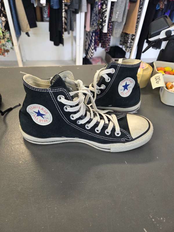 Converse skór svartir