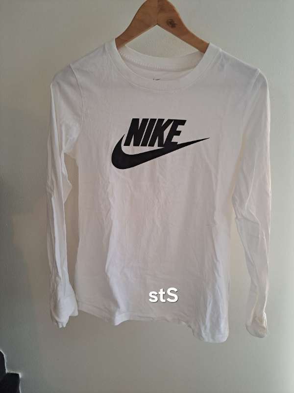 Nike langerma hvítur