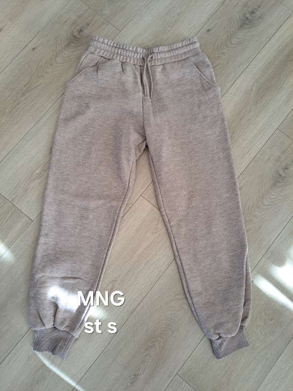 MNG joggingbuxur beis