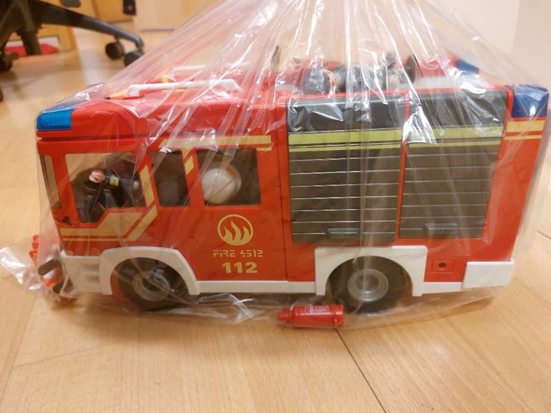 slökkviliðsbíll Playmobil + aukahlutir