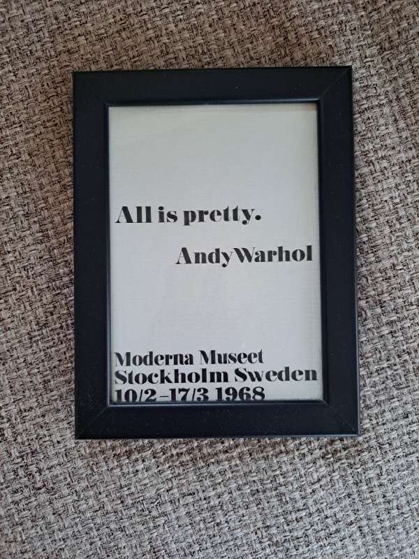 All is pretty Andy Warhol