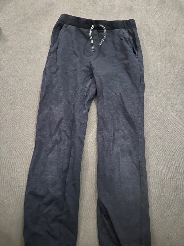 Bláar joggingbuxur st 122
