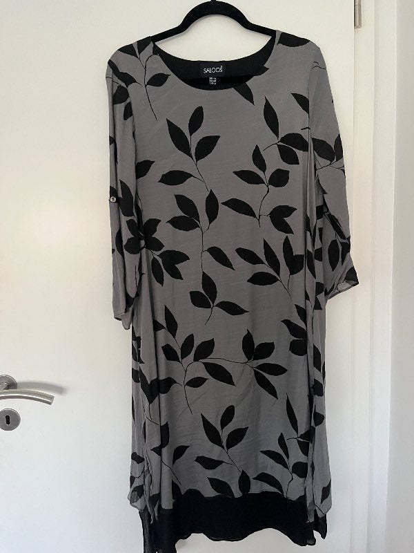 Kjóll grár/Svartur