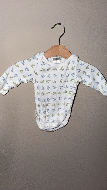 H&M hvít samfella litlar þyrlur