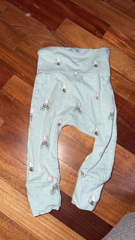 Mús hjól blá leggings