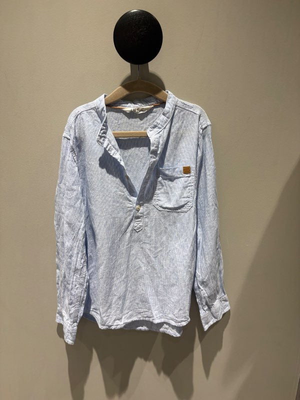 H&M blá skyrta
