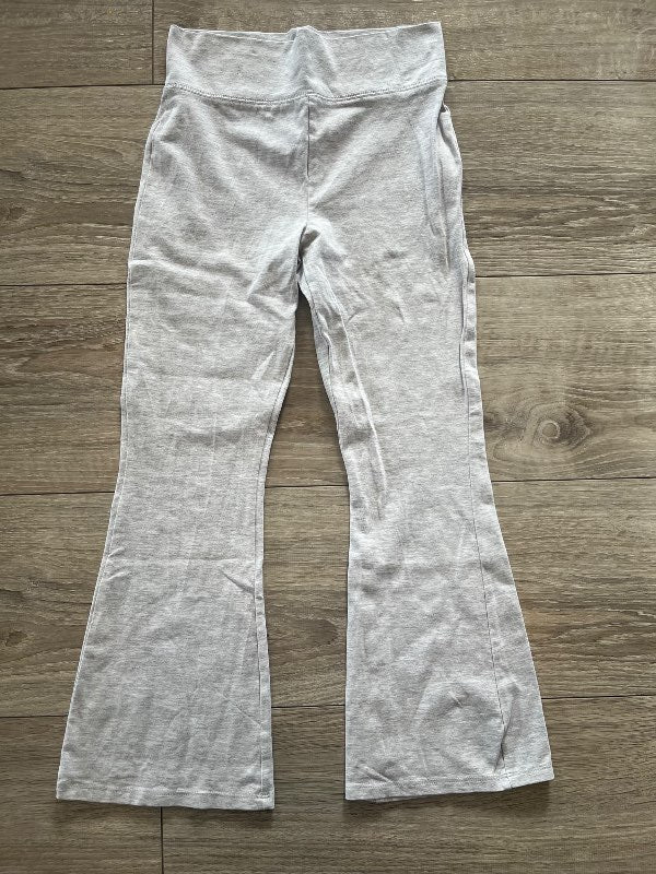 Útvíðar leggings gráar