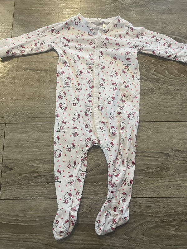 Náttgalli HelloKitty rauður/hvítur