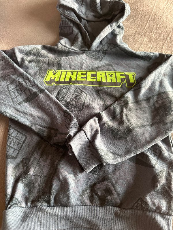 Blá minecraft peysa st 140