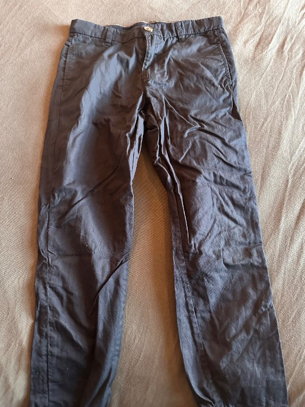 Bláar buxur st 122