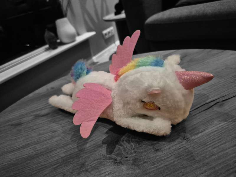 Bangsi - Unicorn bleikur