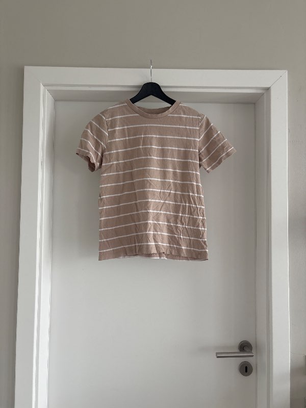 Primark beige röndóttur bolur