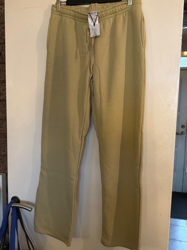 Mosagrænar joggingbuxur