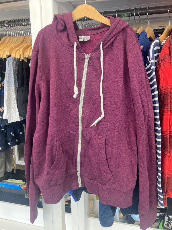 Rennd hettupeysa H&M