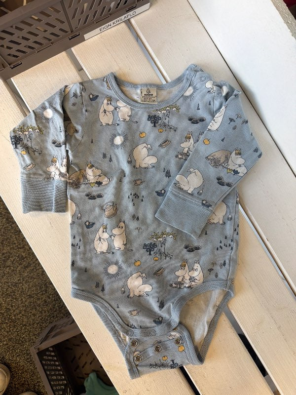 Lindex Moomin samfella ljósblá
