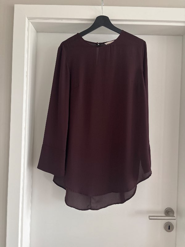 H&M vínrauð skyrta
