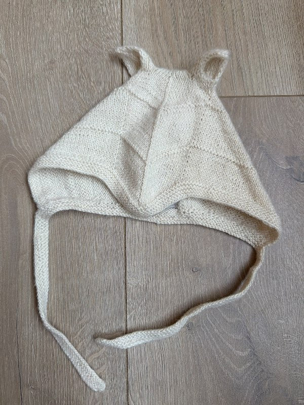 Huttelihut ungbarnahúfa alpaca, beige (68)