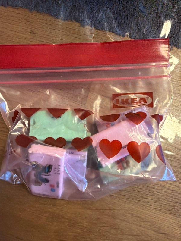 7 stk strokleður