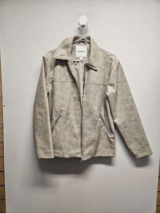 Monki plether jakki beige