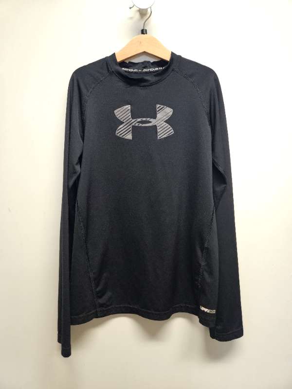 Under Armour síðermabolur svartur