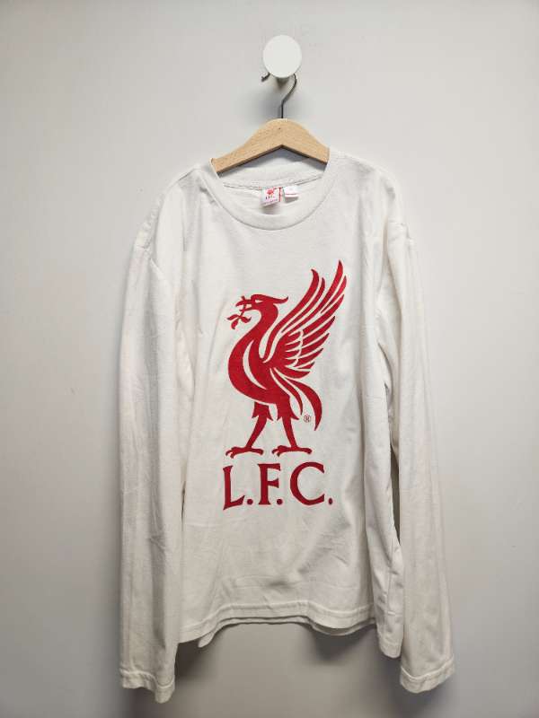 Liverpool síðermabolur hvítur