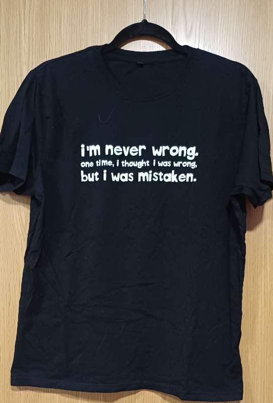 Never Wrong bolur svartur