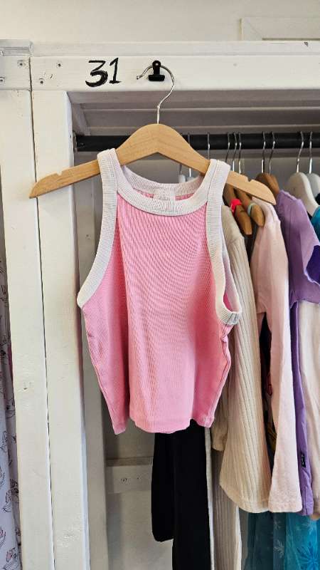 Zara toppur bleikur