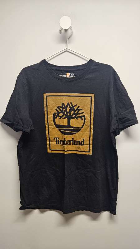 Timberland bolur svartur m.tré prenti