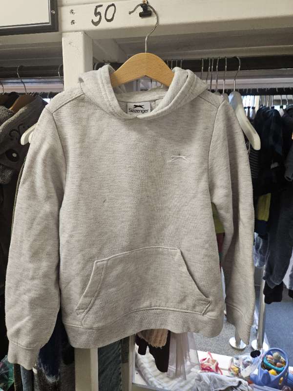 Grá hettupeysa Slazenger