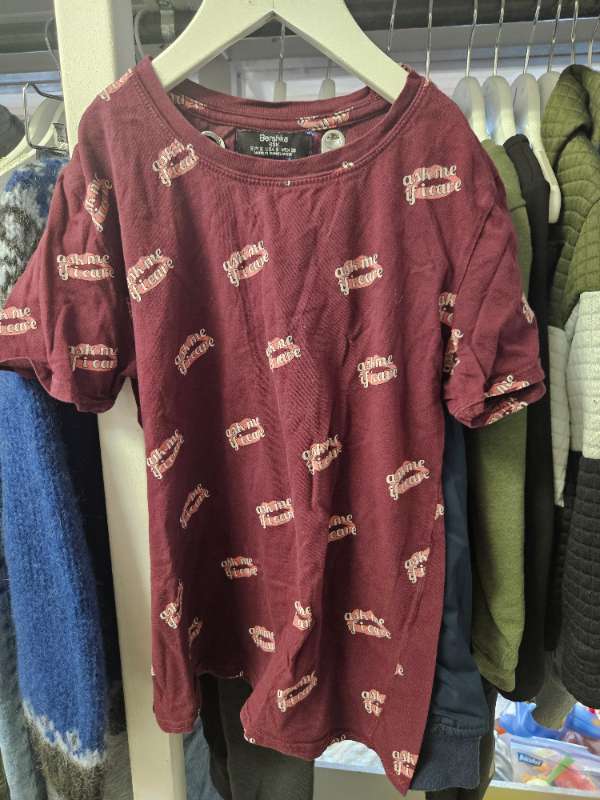 Bershka bolur vínrauður ask me