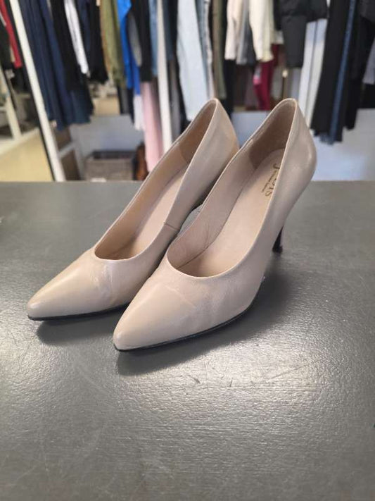 Jodis hælaskór beige