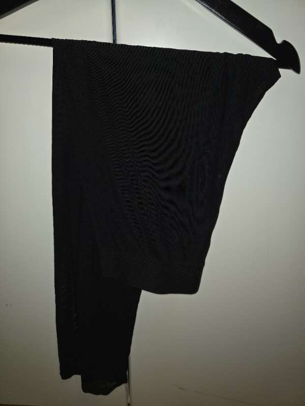Leggings svartar nylon m.doppu