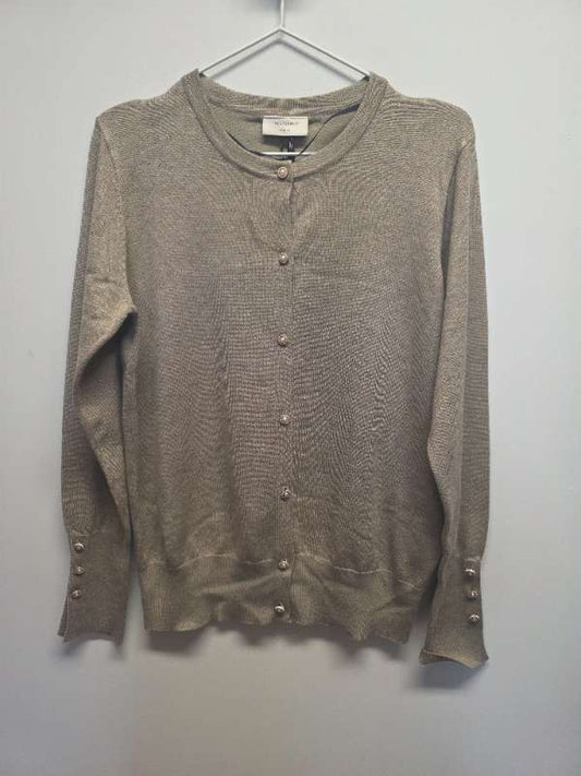 Freequent hneppt peysa beige
