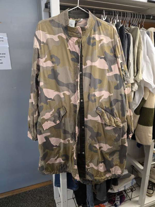 H&M þunnur jakki grænn