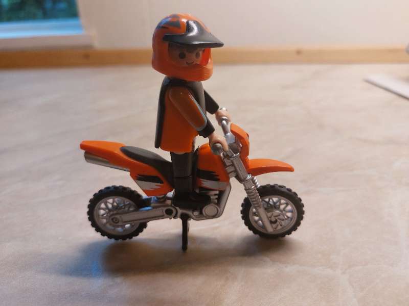 Playmobil Móturhjólamaður og mótorhjól