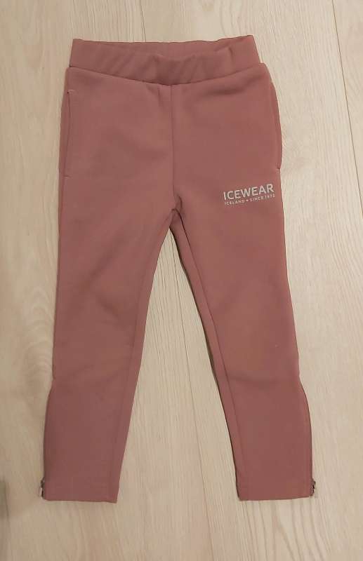 Icewear bleikar flísbuxur