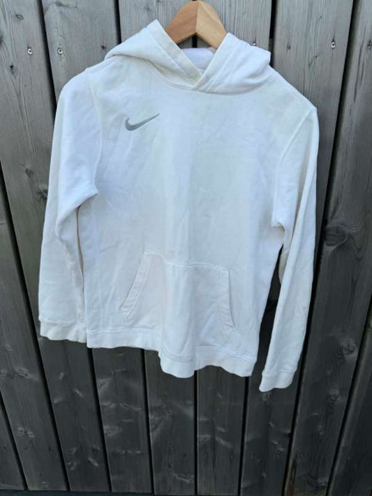 Nike hvít hettupeysa