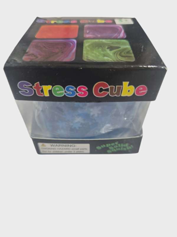 Stress cube blár