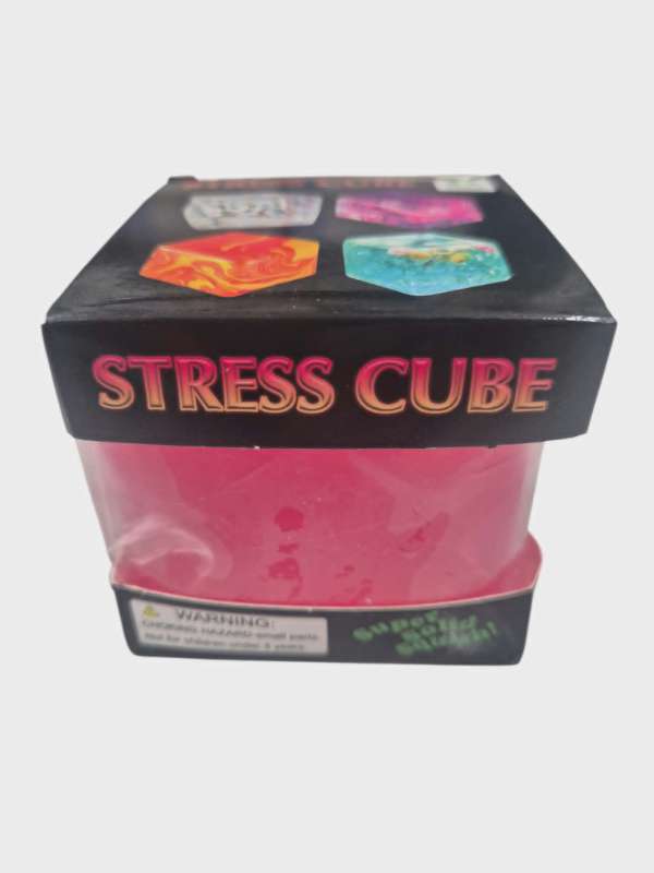 Stress cube bleikur