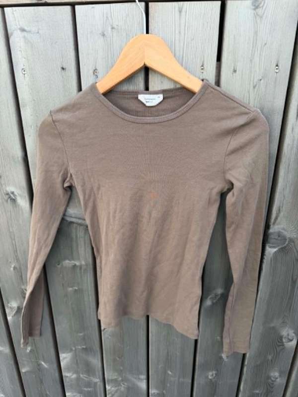 Gina Tricot brúnn bolur