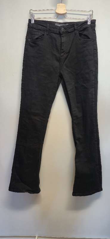 Amisu Gallabuxur bootcut svartar ónotaðar x