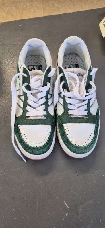 Vans skór grænir
