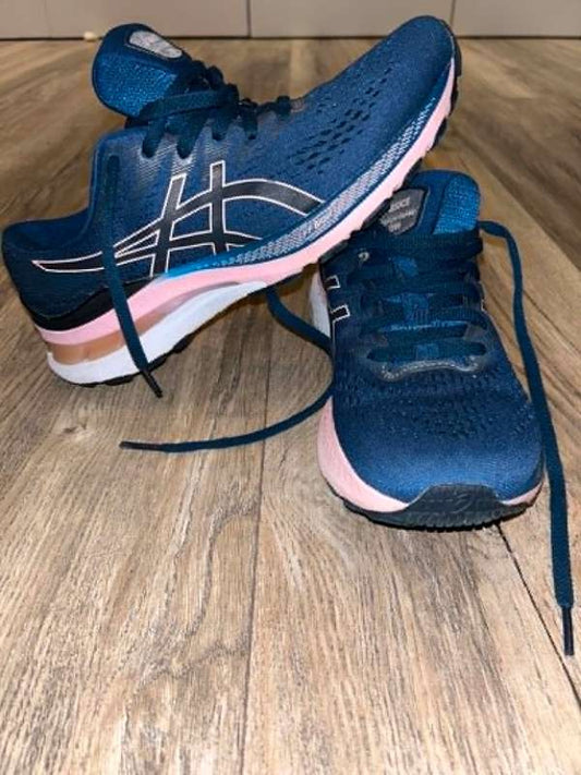 Asics bláir og bleikir