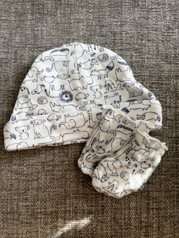 H&M húfa/vettlingar