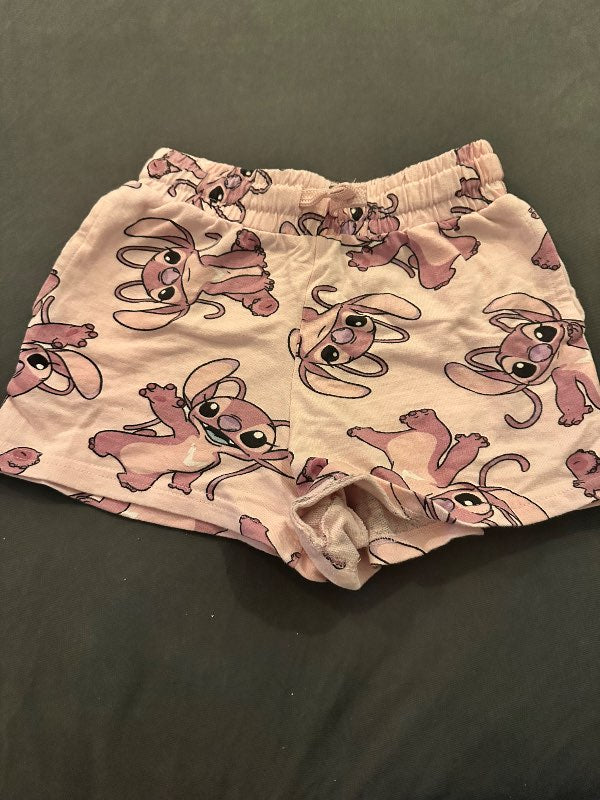 Bleikar stitch stuttbuxur