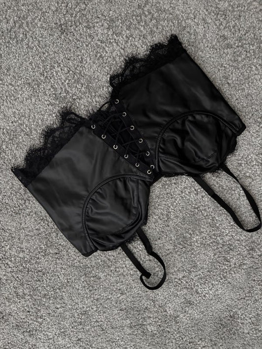 Leather top