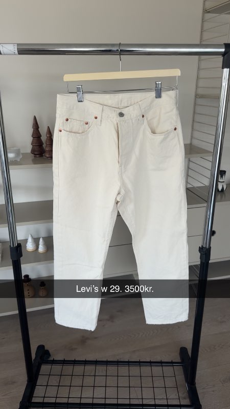 Levi’s ljósar buxur
